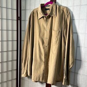 GRANT THOMAS‎ CORDUROY BUTTON DOWN SHIRT SIZE XXL